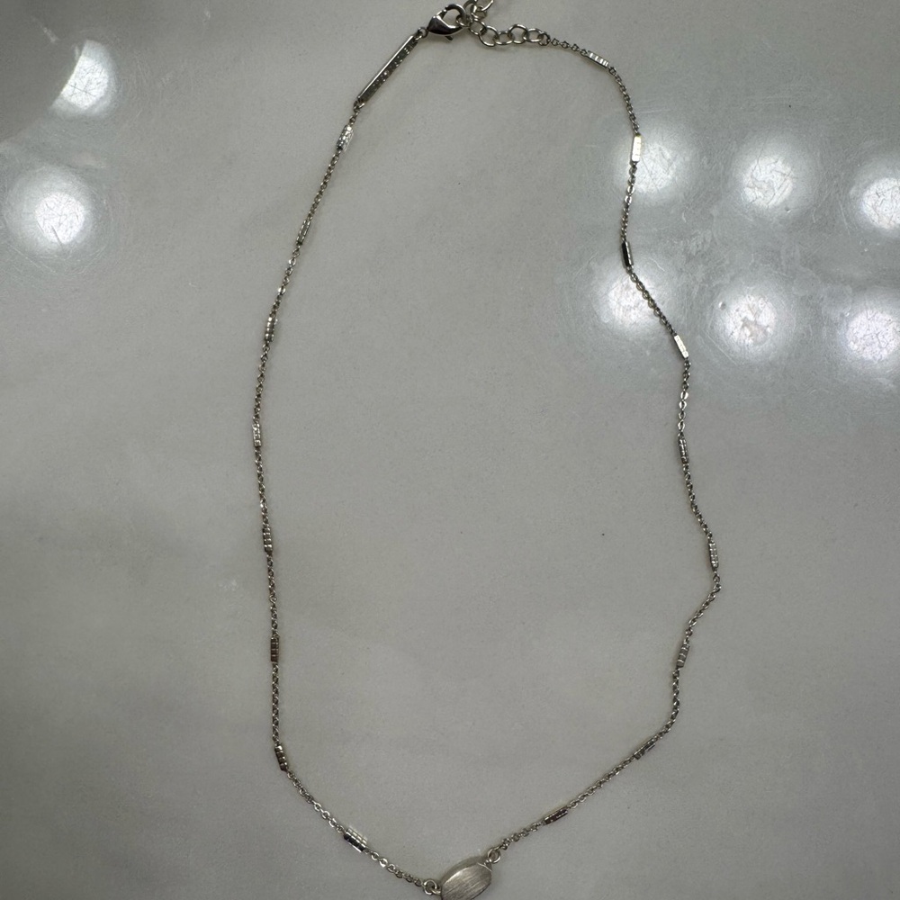 Kendra Scott Silver Chain Necklace